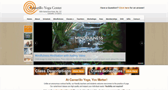 Desktop Screenshot of camarilloyoga.com